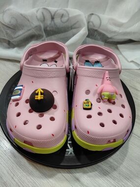 NWT Classic Crocs Patrick Star Themed Clog Limited Edition SIZE W9 M7